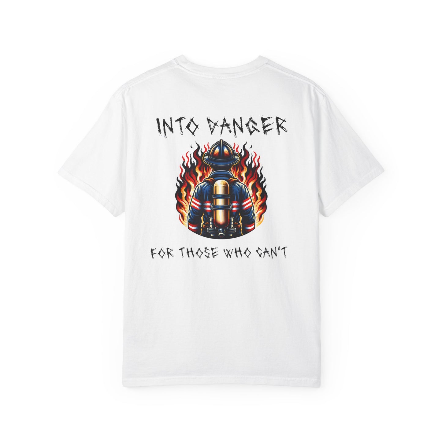 Firefighter "Into Danger" Cotton T-shirt
