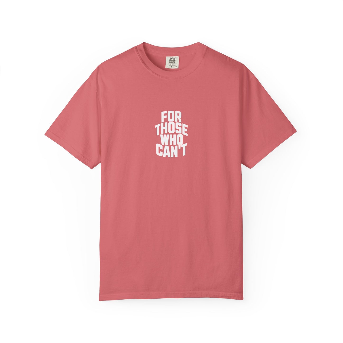 Comfort Colors Tee White Font