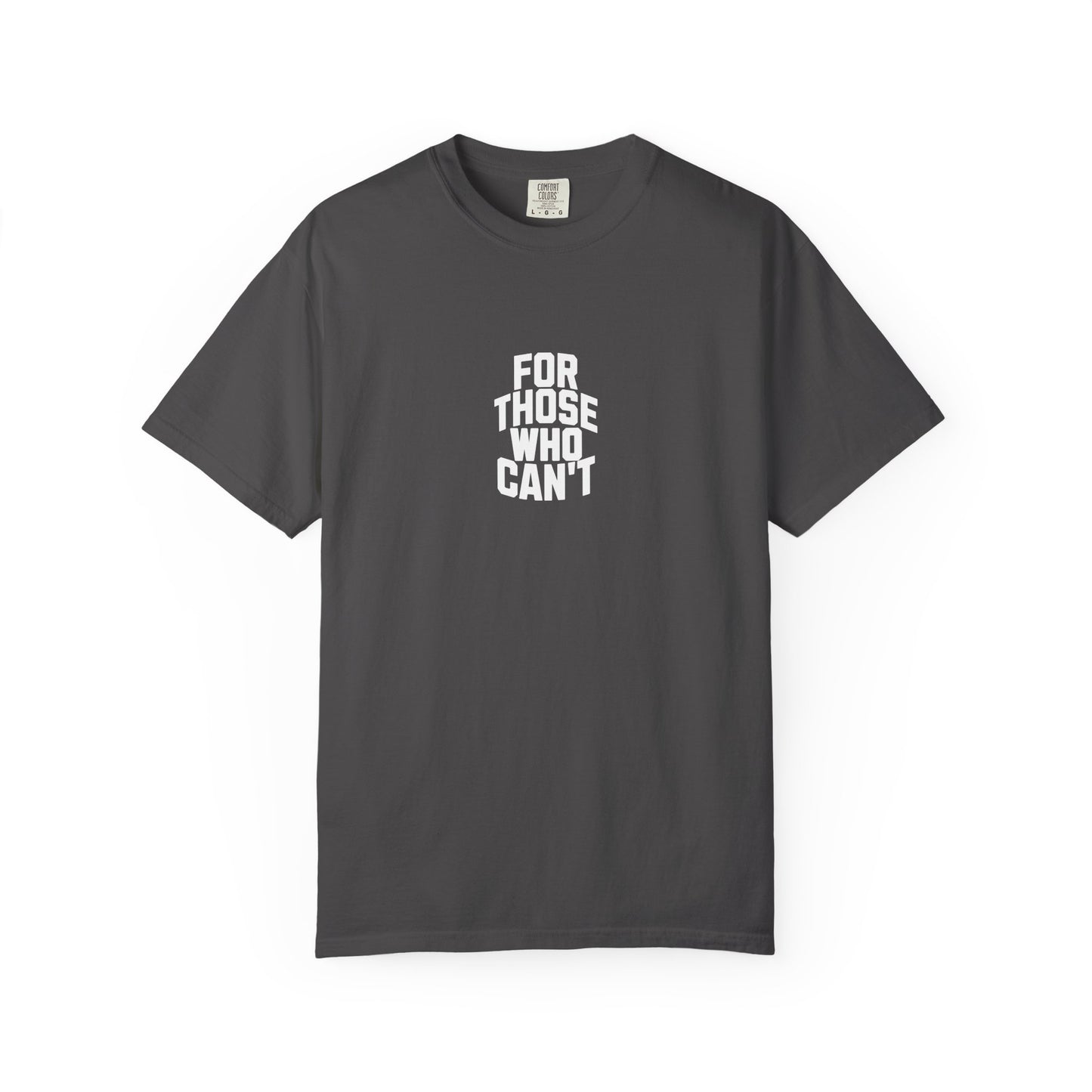 Comfort Colors Tee White Font