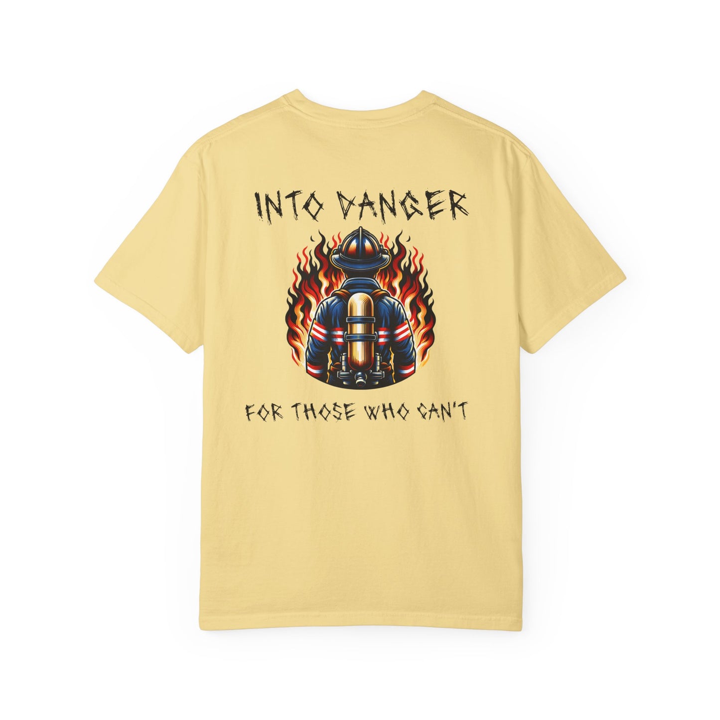 Firefighter "Into Danger" Cotton T-shirt