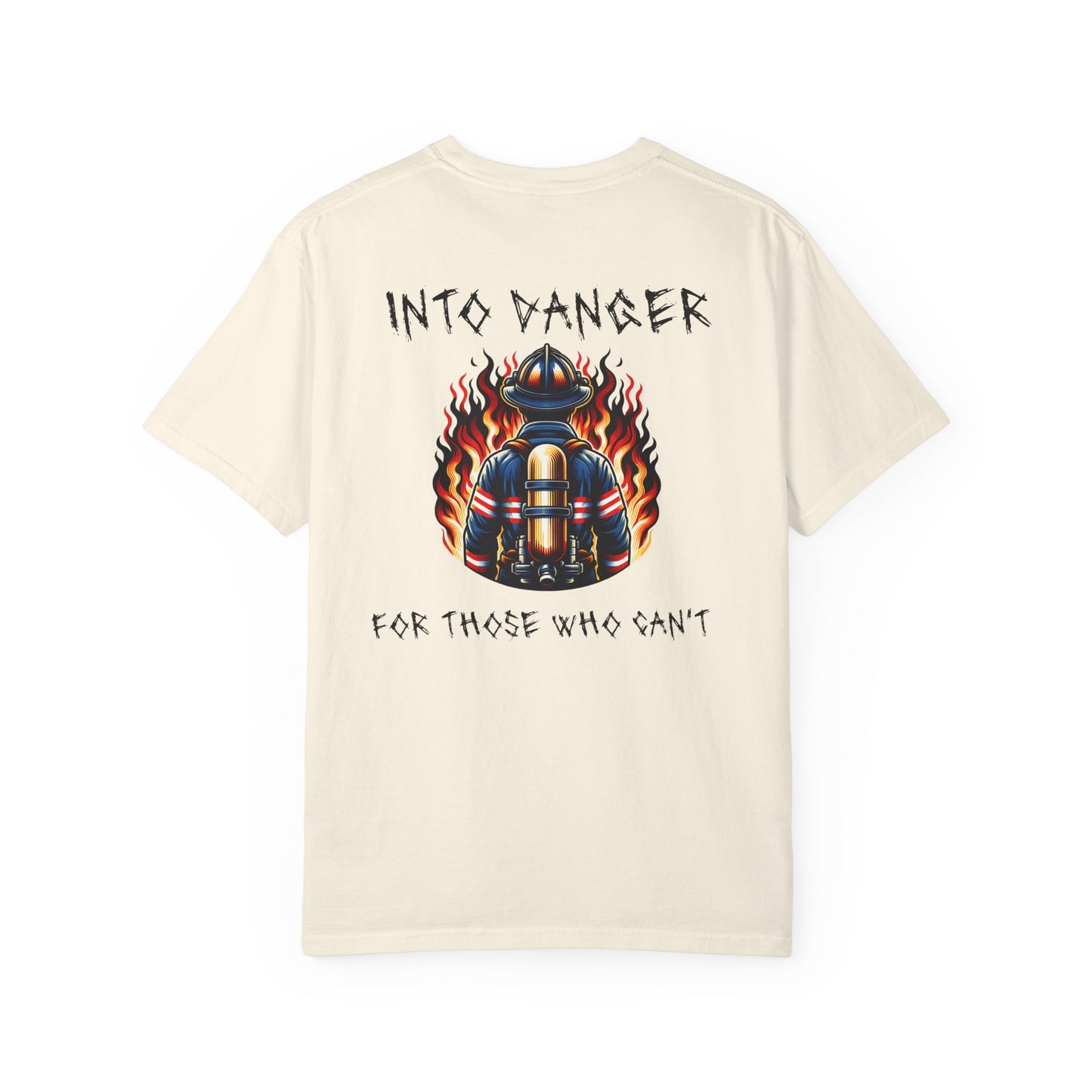 Firefighter "Into Danger" Cotton T-shirt
