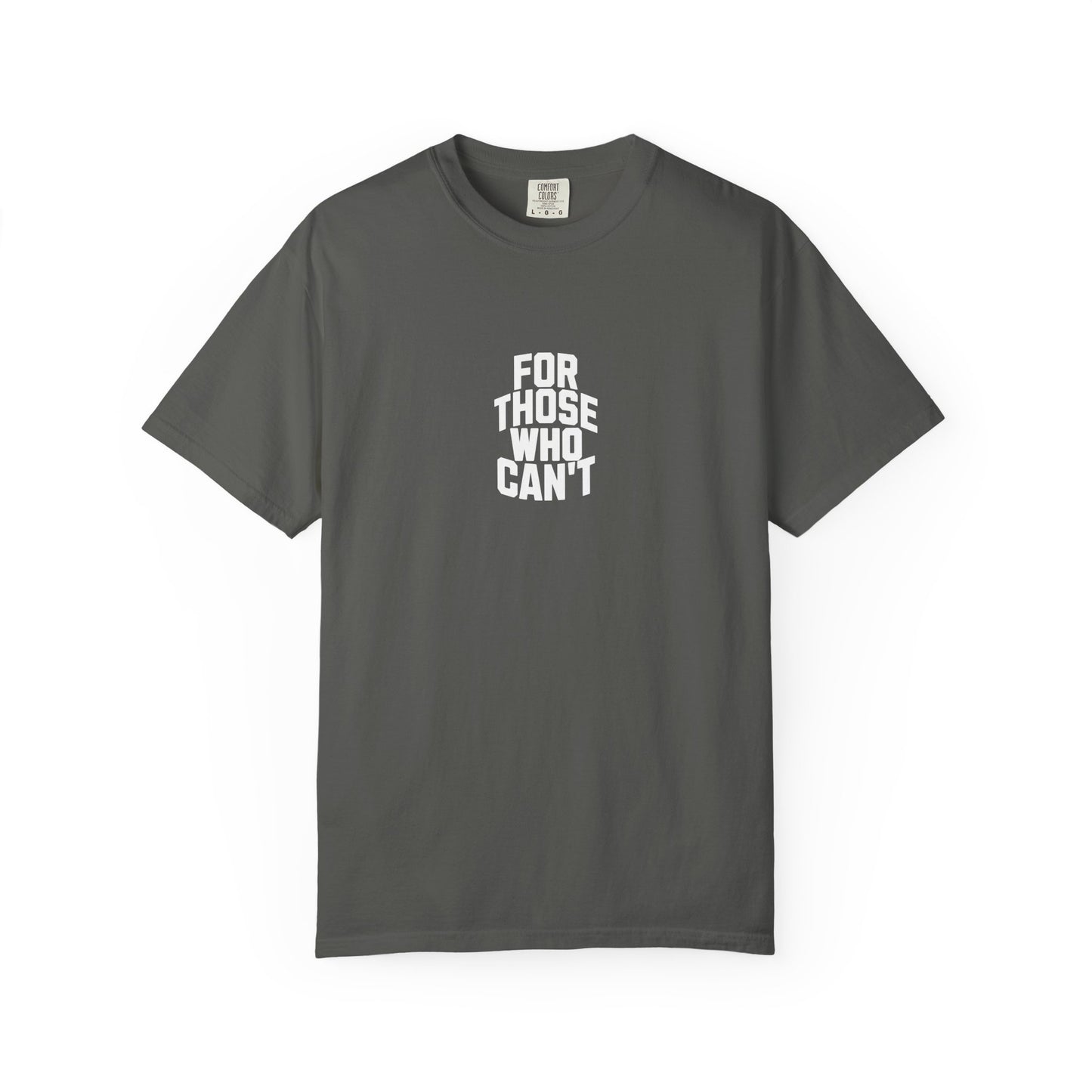 Comfort Colors Tee White Font