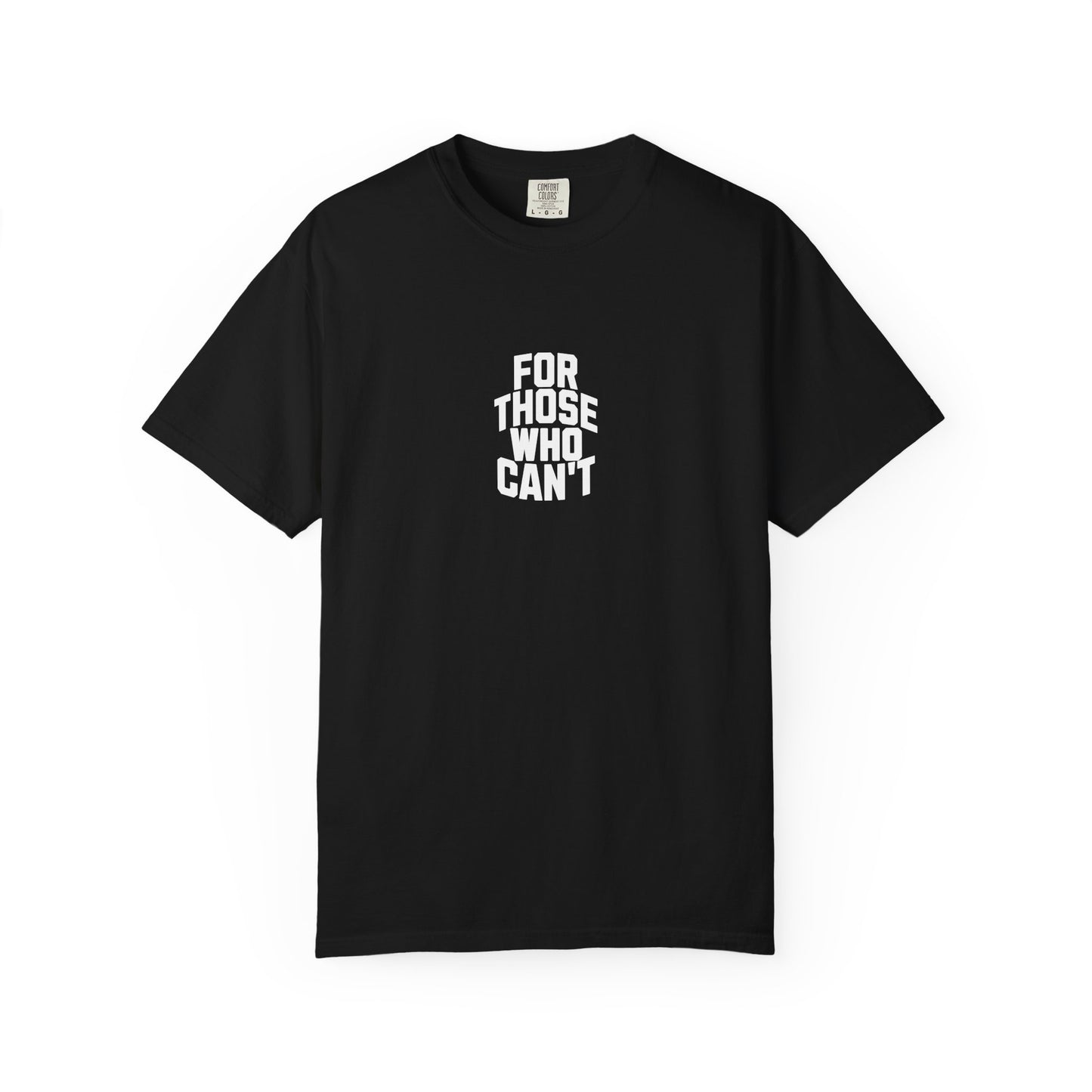 Comfort Colors Tee White Font
